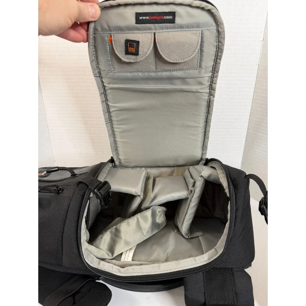 Lowepro Slingshot 102 AW Camera Bag Sling Backpack Black Grey Accessory Storage